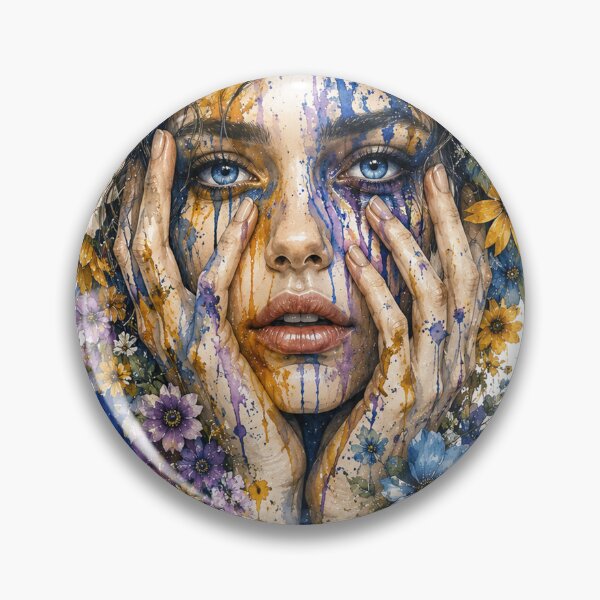 Item preview, watercolor portrait of a woman designed and sold by Anime9122.