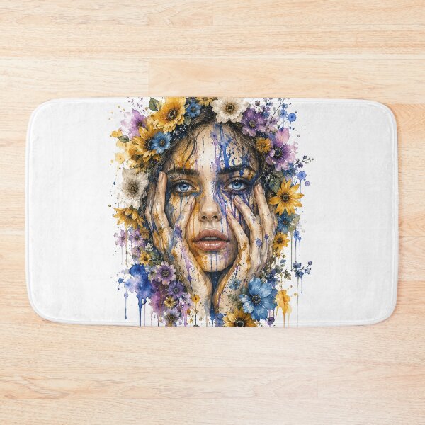 Item preview, watercolor portrait of a woman designed and sold by Anime9122.