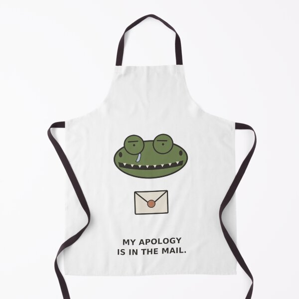 Item preview, "My Apology Is In The Mail" Funny Crocodile designed and sold by Kiinaaa.
