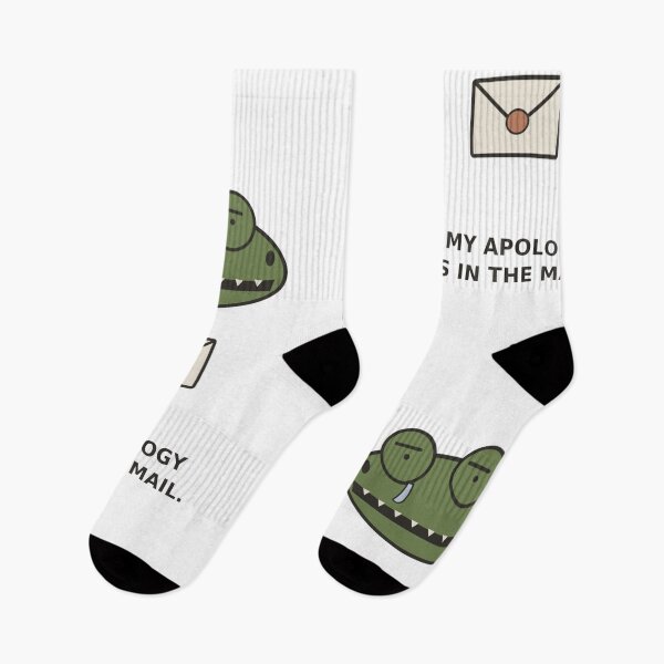 Item preview, "My Apology Is In The Mail" Funny Crocodile  designed and sold by Kiinaaa.
