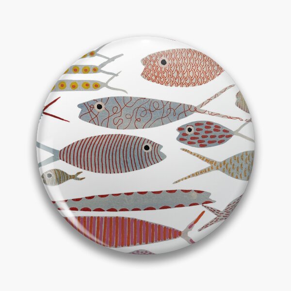 Item preview, Swimming Red Fish Watercolor Image  designed and sold by KakiDimock.