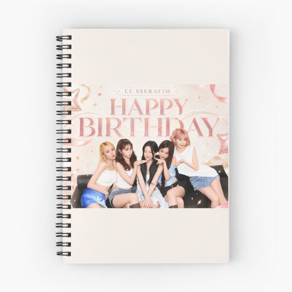 Item preview, HAPPY BIRTHDAY of LE SSERAFIM (KPOP) designed and sold by jaofnn.