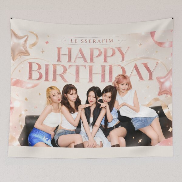Item preview, HAPPY BIRTHDAY of LE SSERAFIM (KPOP) designed and sold by jaofnn.
