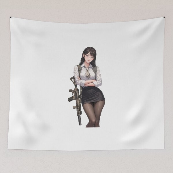 Item preview, Tactical School Girl - Anime Special Ops designed and sold by RAWLIFEGRAPHIC.
