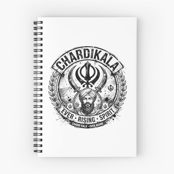 Item preview, Chardikala Ever Rising Spirit Sikh Khanda Warrior Design designed and sold by Softlife by Harvir.