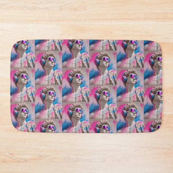 Item preview, Synthwave David Modern Cyberpunk Renaissance Art designed and sold by Ink-verse-.