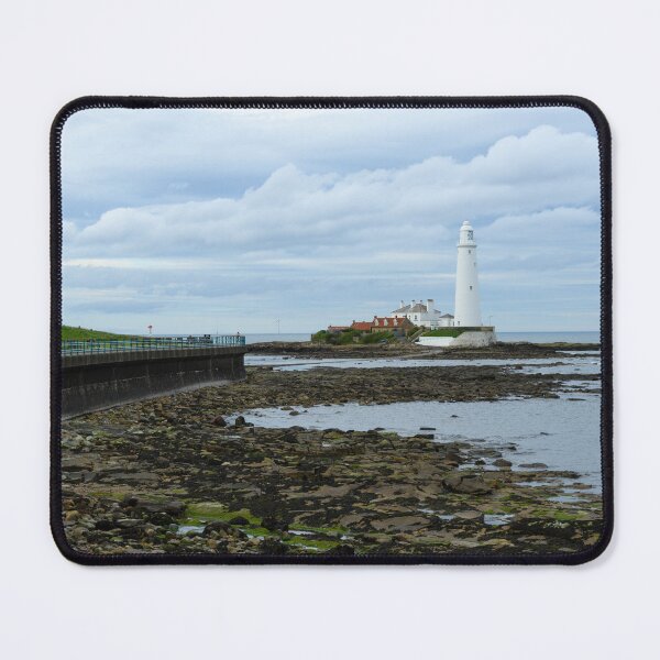 Item preview, St Marys Lighthouse Whitley Bay-Landscape photography designed and sold by Ryan Ten.