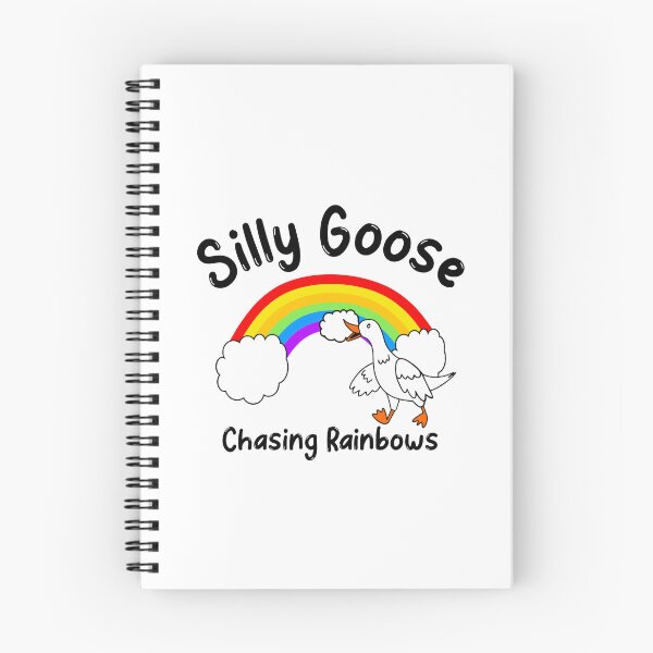 Item preview, Silly Goose Chasing Rainbows designed and sold by Sartoris Art.