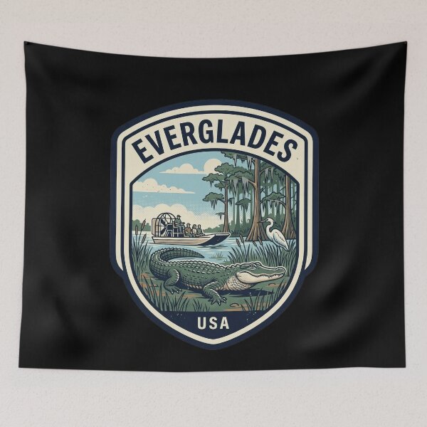 Item preview, Everglades National Park Florida Vintage Airboat designed and sold by k3rstman1.