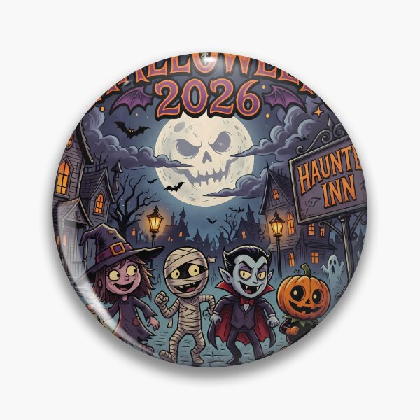 Item preview, Halloween 2026 Cute Cartoon Kids Costumes Haunted Inn Design designed and sold by DarkOriginArts.