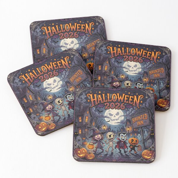 Item preview, Halloween 2026 Cute Cartoon Kids Costumes Haunted Inn Design designed and sold by DarkOriginArts.