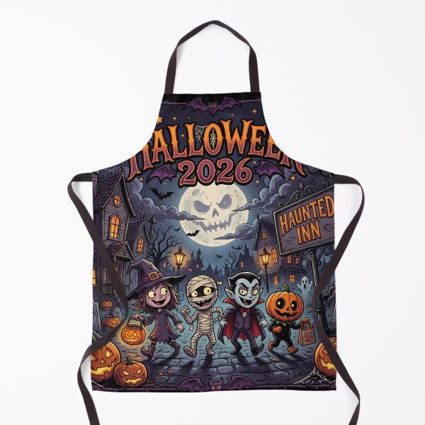 Item preview, Halloween 2026 Cute Cartoon Kids Costumes Haunted Inn Design designed and sold by DarkOriginArts.