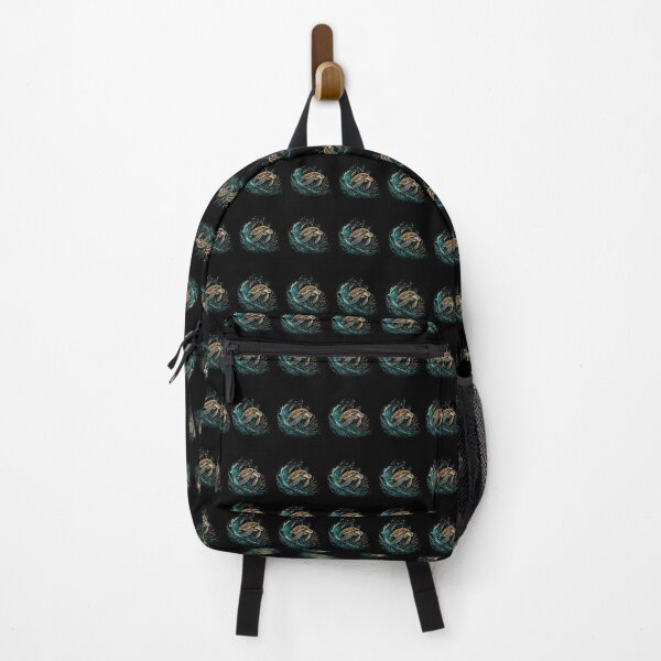 Item preview, Ocean Turtle Riding A Wave Retro Coastal Adventure designed and sold by Moizento.