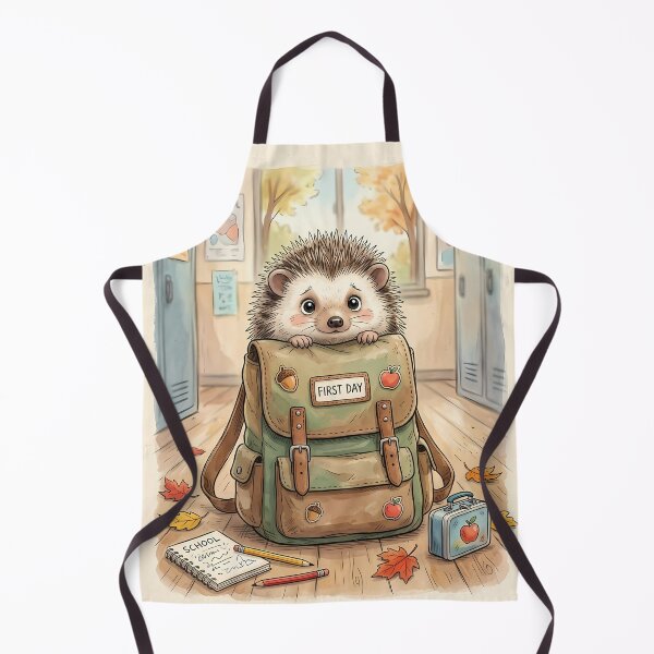 Item preview, Cute Hedgehog First Day Of School designed and sold by VibranPalette.
