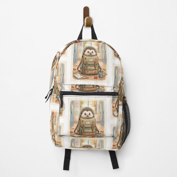 Item preview, Cute Hedgehog First Day Of School designed and sold by VibranPalette.