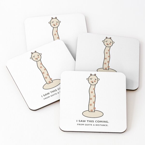 Item preview, "I Saw This Coming, From Quite A Distance" Funny Giraffe designed and sold by Kiinaaa.