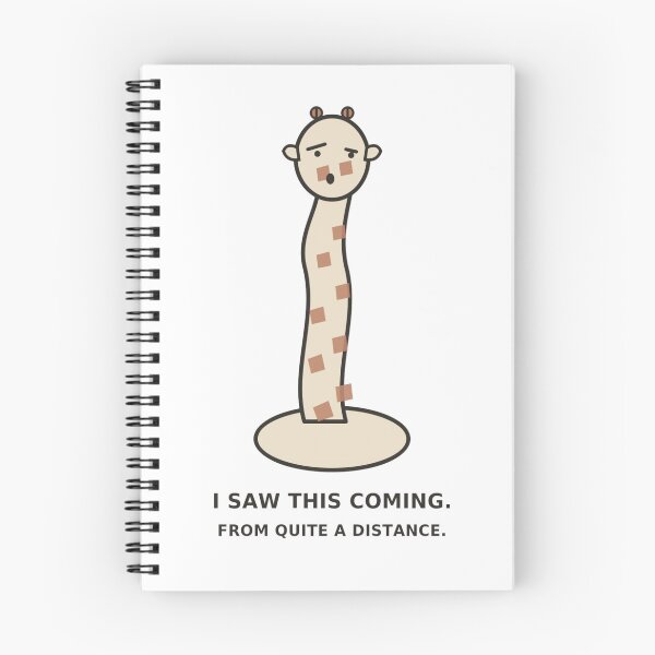Item preview, "I Saw This Coming, From Quite A Distance" Funny Giraffe designed and sold by Kiinaaa.