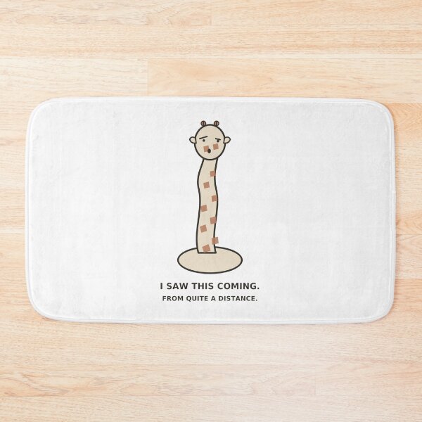 Item preview, "I Saw This Coming, From Quite A Distance" Funny Giraffe designed and sold by Kiinaaa.