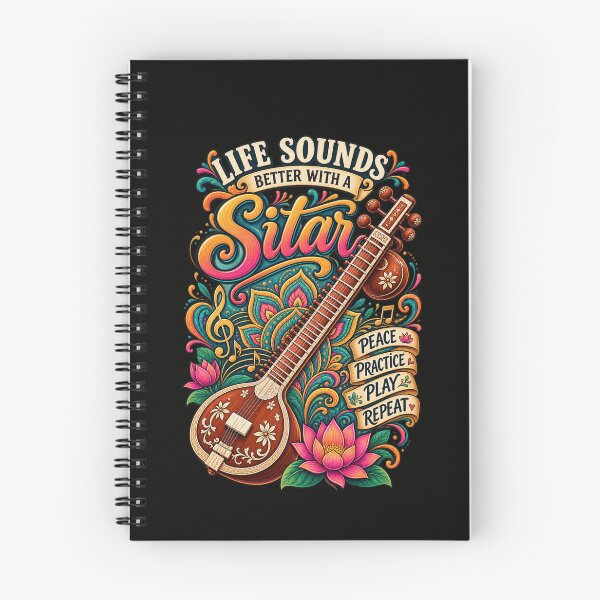 Item preview, Sitar Player Classical Music String Instrument designed and sold by MagicSD Designs.