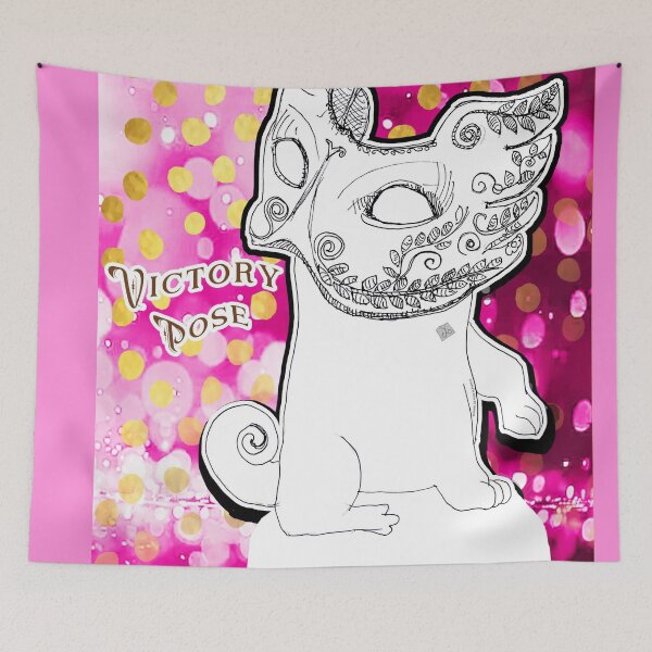 Item preview, Cat's Masquerade - Victory Pose (drawing by ACCI)  designed and sold by VanyssaGraphics.