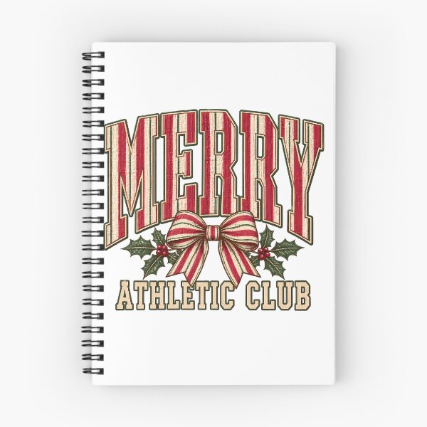 Item preview, Merry Athletic Club Christmas | Vintage Preppy Seersucker Holiday Design designed and sold by ARTwy.