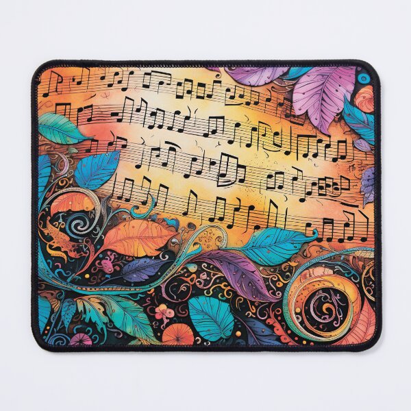 Item preview, Musical pattern. Musical notes and flowers. designed and sold by MagelliShop.