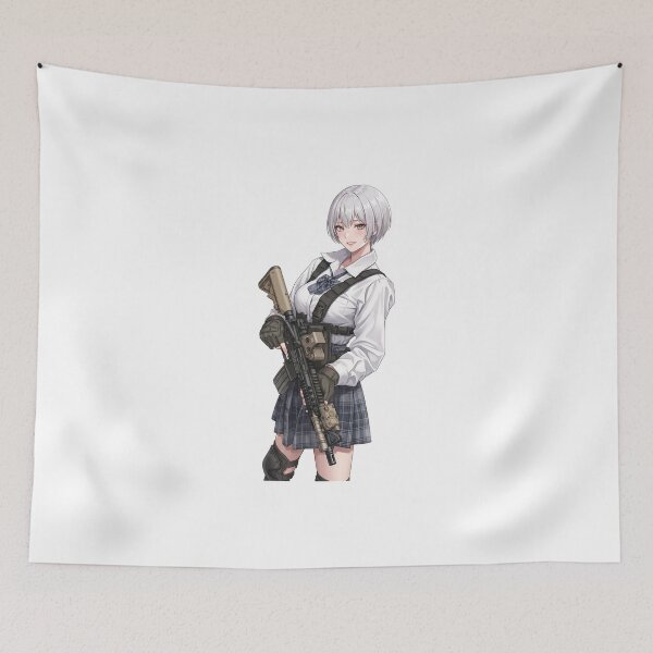 Item preview, Tactical School Girl - Anime Special Ops designed and sold by RAWLIFEGRAPHIC.