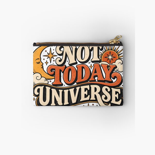 Item preview, Not Today Universe Celestial Retro Vintage T-Shirt designed and sold by PixelCraftByAnmol.