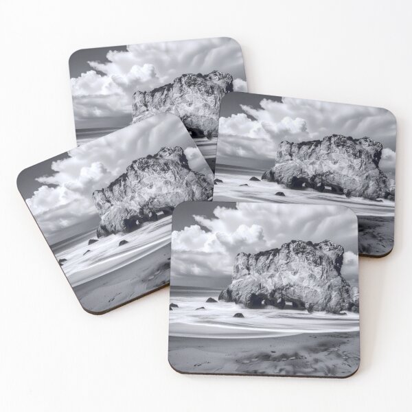 Item preview, Seascape black and white  designed and sold by RevolveArt67.
