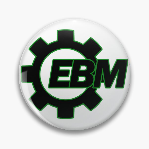 Item preview, EBM Classic Cog - Cathode Ray Tube Green Outline designed and sold by Tocsin Designs.