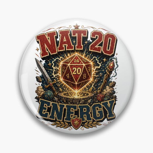 Item preview, NAT 20 designed and sold by Drunken Meeple.