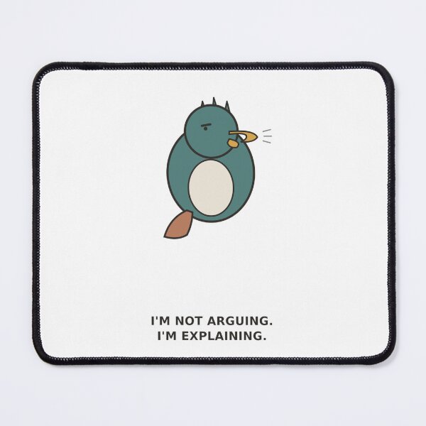 Item preview, "I'm Not Arguing, I'm Explaining" Funny Parrot designed and sold by Kiinaaa.