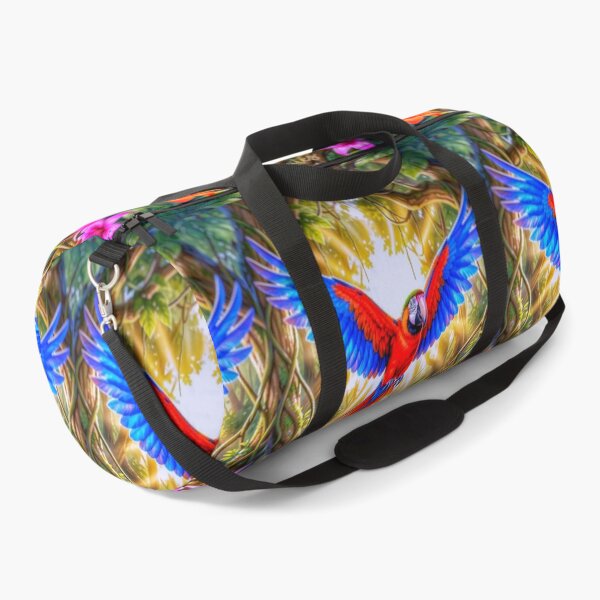 Item preview, Vivid Macaw Digital Art Print — Jungle Style designed and sold by The Empire Of Digital Art..