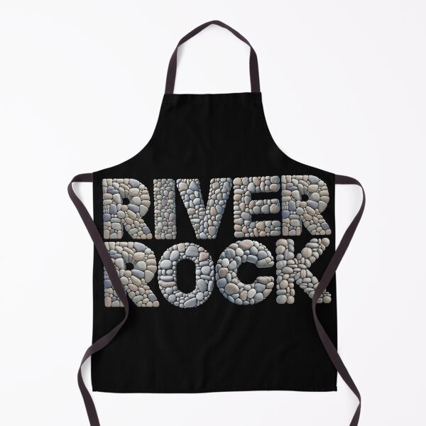 Item preview, COBBLESTONES LETTERS SPELL RIVER ROCK designed and sold by ART-TYPE.