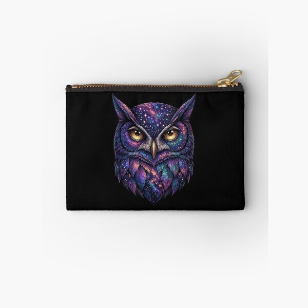 Item preview, Cosmic Owl Illustration, Galaxy Night Art designed and sold by gkhanco.