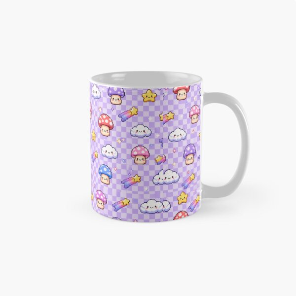Item preview, Aesthetic Pastel Kawaii Mushroom Pattern designed and sold by Ink-verse-.