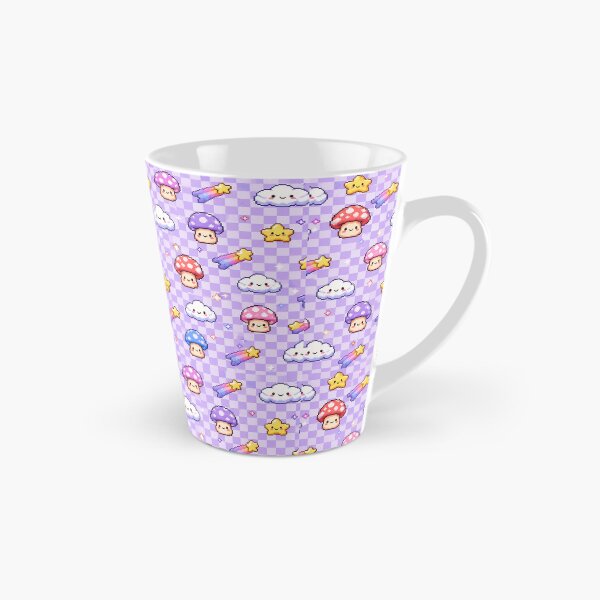 Item preview, Aesthetic Pastel Kawaii Mushroom Pattern designed and sold by Ink-verse-.