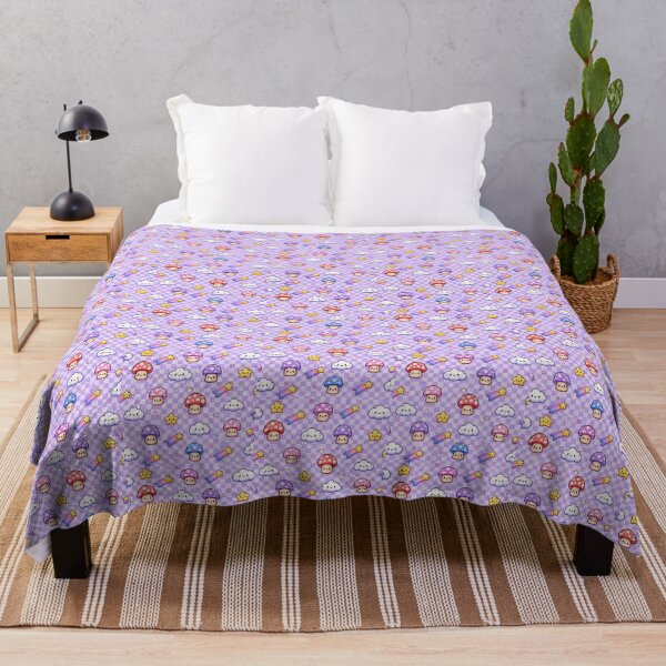 Item preview, Aesthetic Pastel Kawaii Mushroom Pattern designed and sold by Ink-verse-.