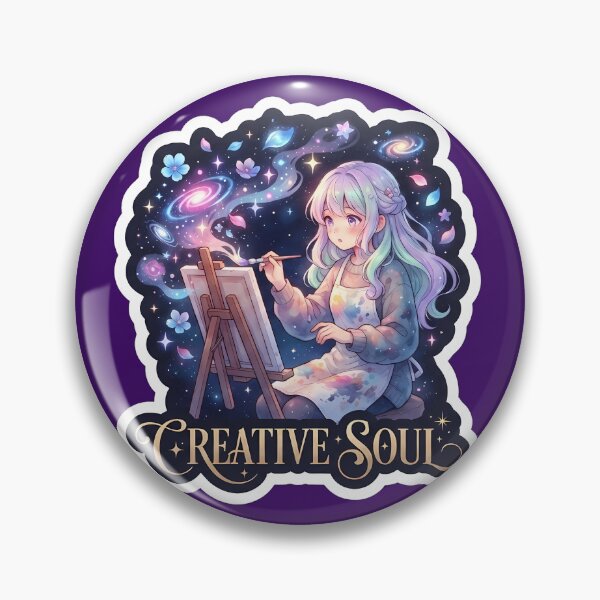 Item preview, Creative Soul - Anime Art Sticker designed and sold by CreativeLook25.