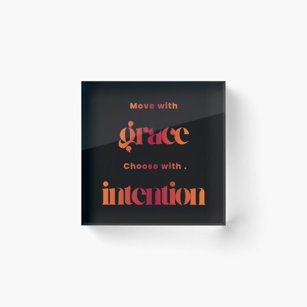 Item preview, Move With Grace Choose With Intention designed and sold by RenetteWickStudio.