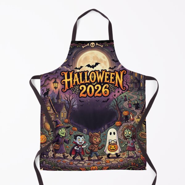 Item preview, Halloween 2026 Spookyville Cartoon Kids Costumes Design designed and sold by DarkOriginArts.
