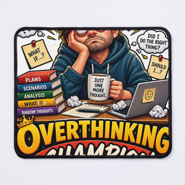 Item preview, Overthinking Champion Since 1974 designed and sold by AllRoundTees.