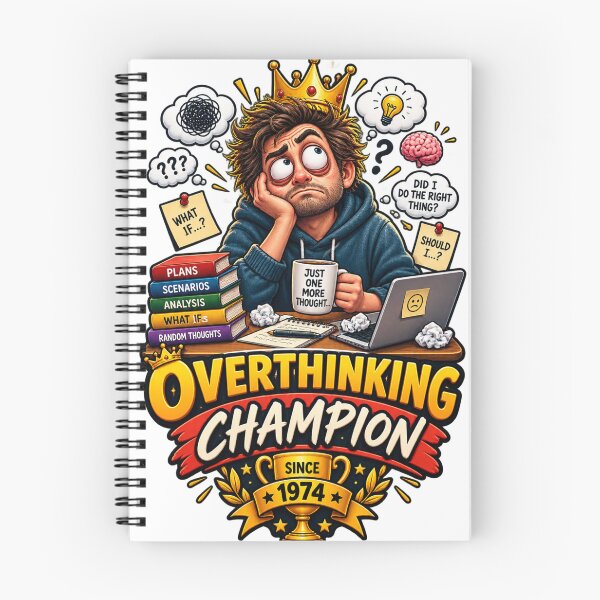 Item preview, Overthinking Champion Since 1974 designed and sold by AllRoundTees.