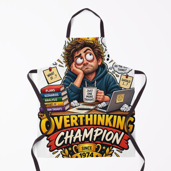 Item preview, Overthinking Champion Since 1974 designed and sold by AllRoundTees.