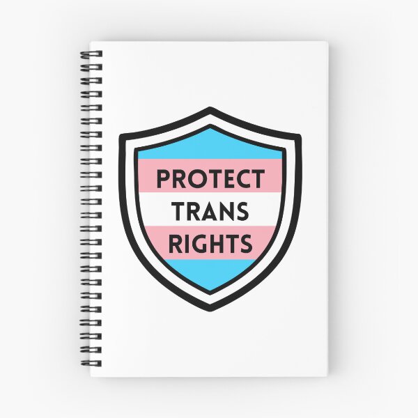 Item preview, Protect Trans Rights Shield designed and sold by CarefulCreation.