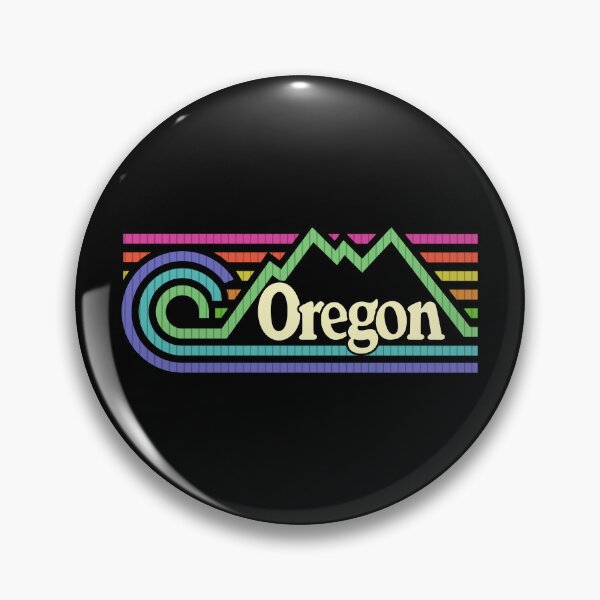 Item preview, Retro Oregon Pacific Northwest Coastal Hiking 80s Design designed and sold by ApollonApparel.