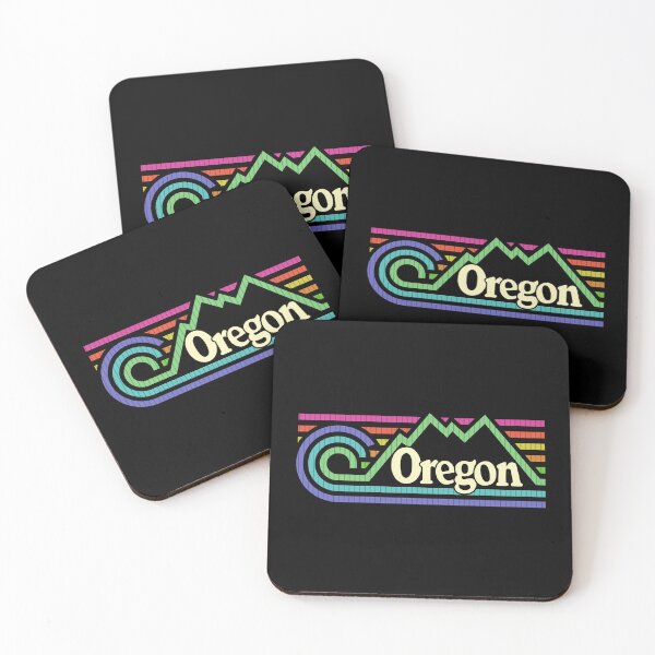 Item preview, Retro Oregon Pacific Northwest Coastal Hiking 80s Design designed and sold by ApollonApparel.