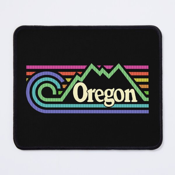 Item preview, Retro Oregon Pacific Northwest Coastal Hiking 80s Design designed and sold by ApollonApparel.