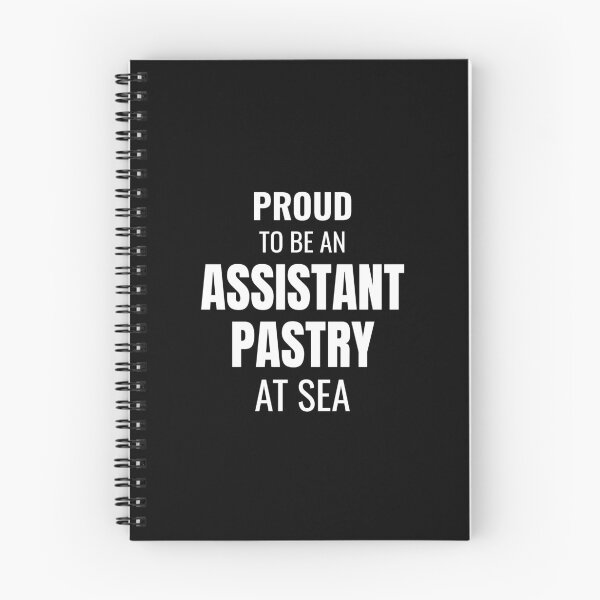 Item preview, Proud to be an Assistant Pastry at Sea (White) designed and sold by ShipCrewNation.