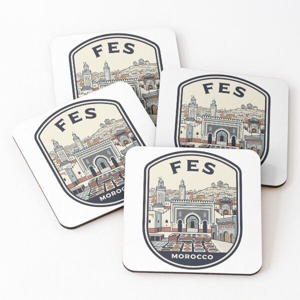 Item preview, Fes Morocco Vintage Travel Emblem designed and sold by k3rstman1.